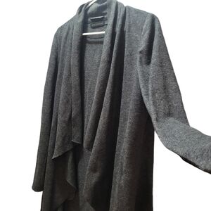 Wool Collection Waterfall Open Front Cardigan S